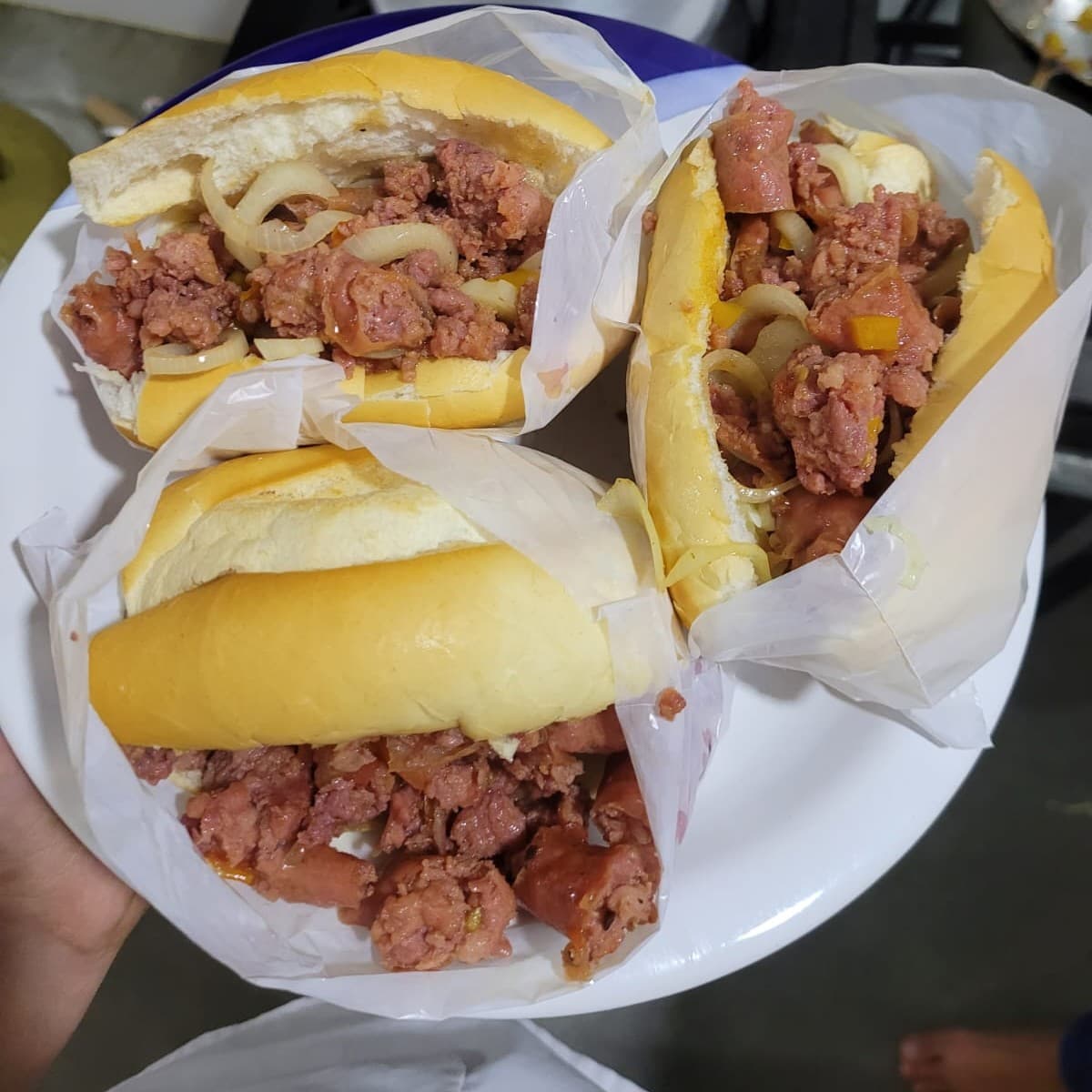 Pão com Linguiça